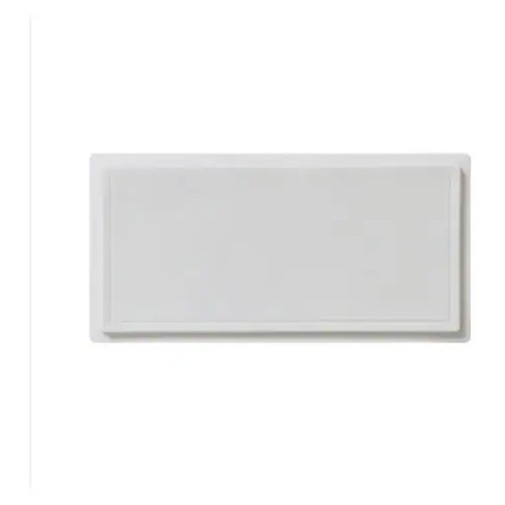 Husa protectie silicon pentru intrerupator dublu alb
