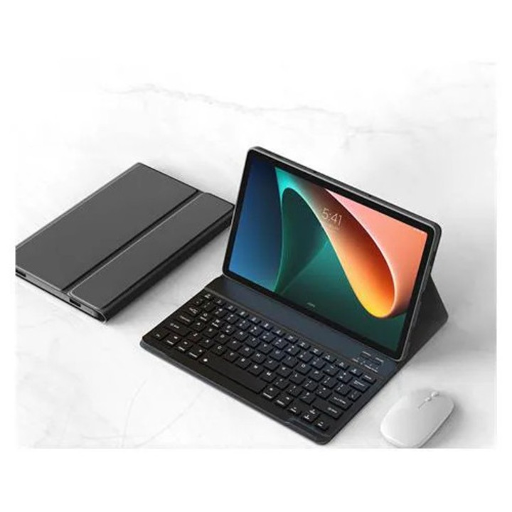 Калъф с Bluetooth клавиатура за Xiaomi Pad 6/6 Pro K0285-EP0818-HJ47555, ABS и силикон, черен