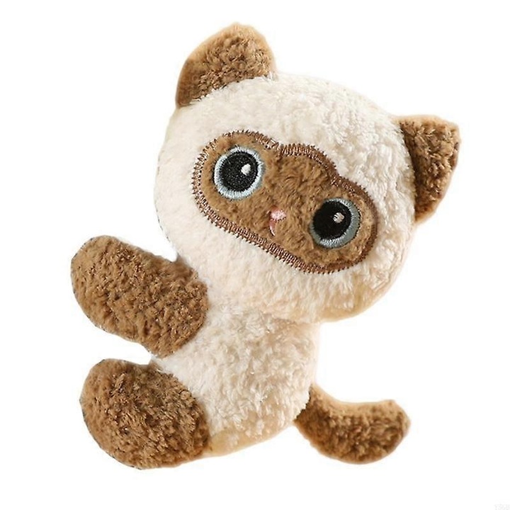 Clip documente plus, design animal, culoare bej, 11x4cm