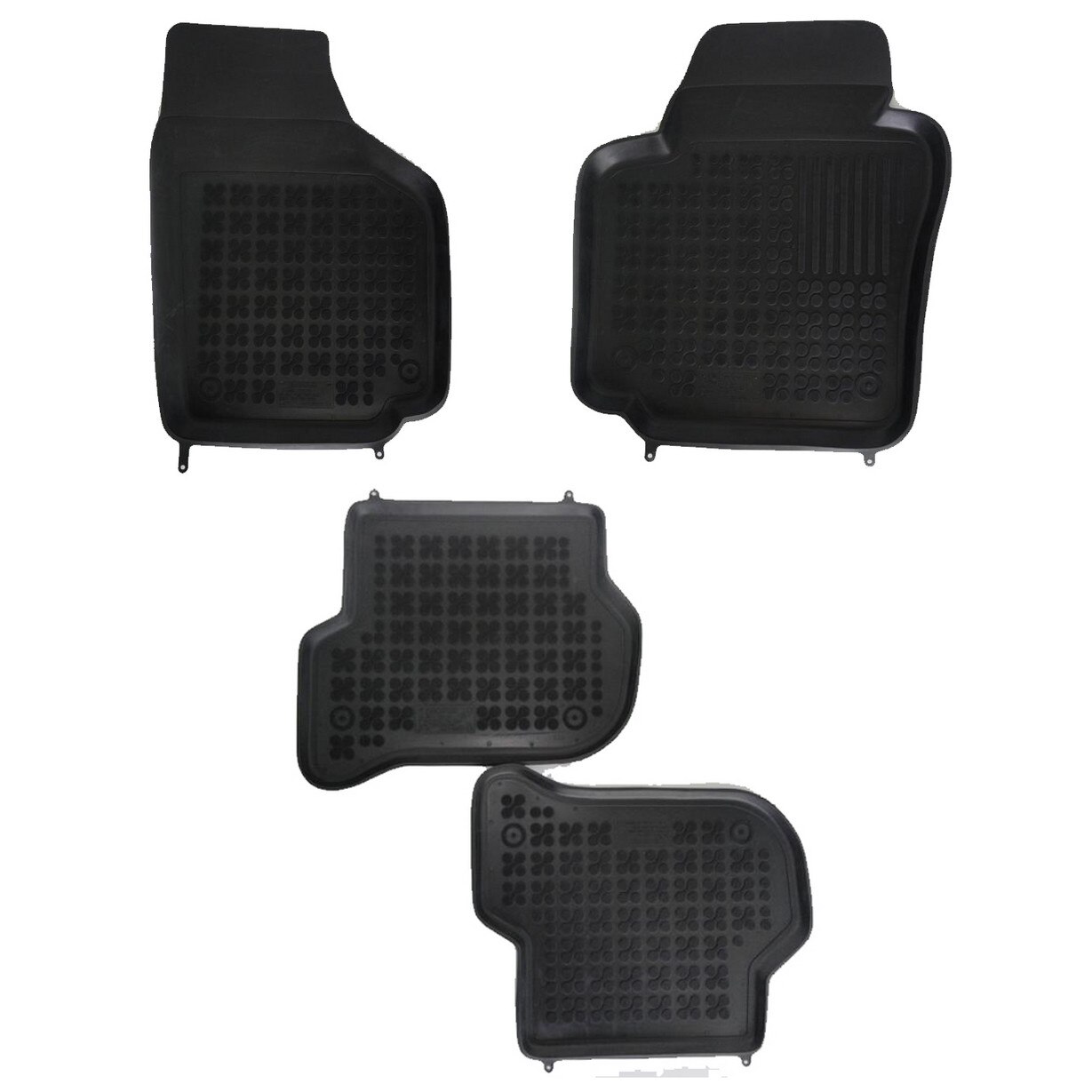 Covoare / Covorase cauciuc VW Golf Plus 2004-2008 presuri stil tip tavita Rezaw