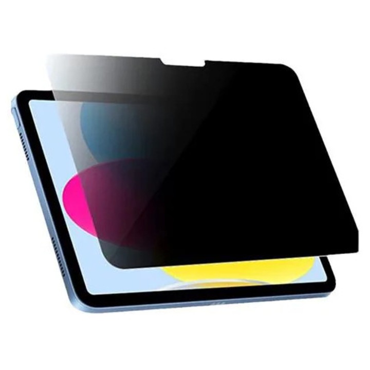 Folie protectie ecran sticla temperata anti-spion pentru iPad Pro 13 2024 transparent