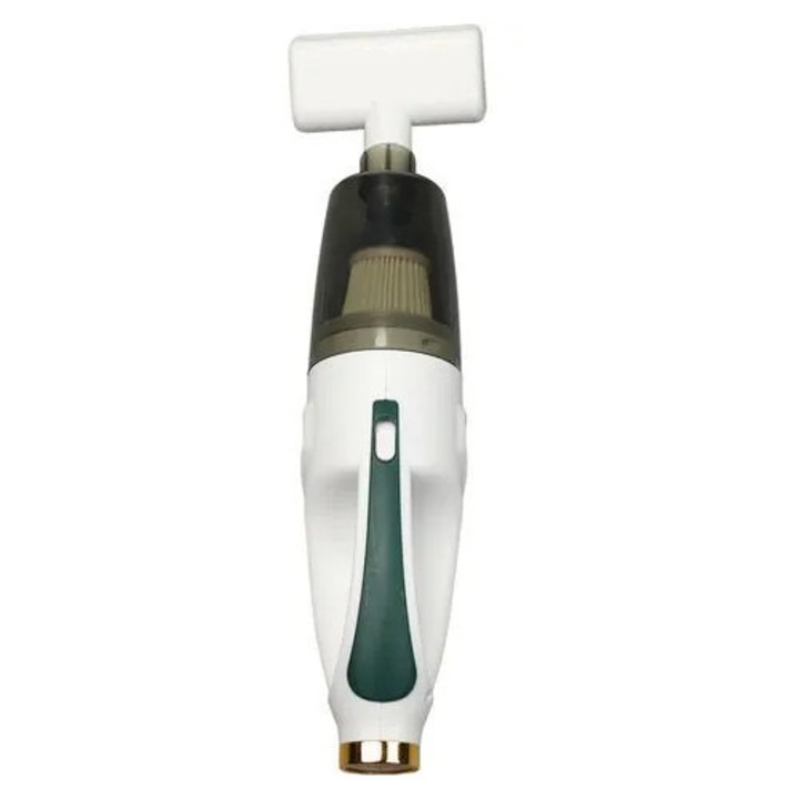 Aspirator portabil fara fir, puternic, autonomie 30 min, capacitate mare, accesorii multiple, negru