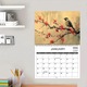 Calendar perete A4 pasari colibri 2026-2027 hartie