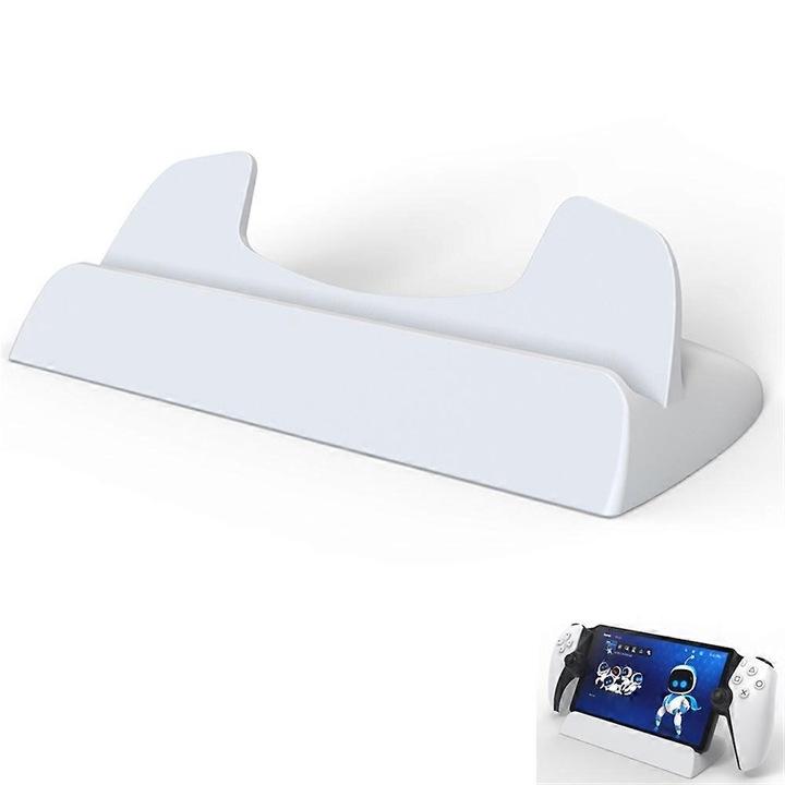 Suport pentru consola portabila PS5 Portal, ABS, compact, negru