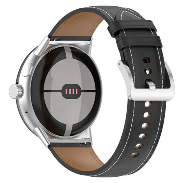 Curea ceas piele naturala 20mm negru