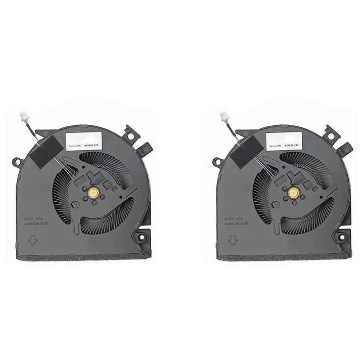 Ventilator racire CPU set 2 buc plastic metal multicolor