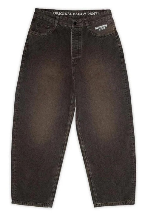 Мъжки панталони Homeboy Monster Black Label Dirty Black, градски, удобни