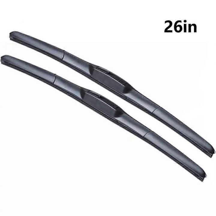 Set 2 stergatoare auto universal, cauciuc natural, 26 inch, multicolor