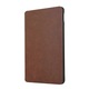 Husa tableta, piele PU si TPU, cu suport, maro, Infinix Xpad