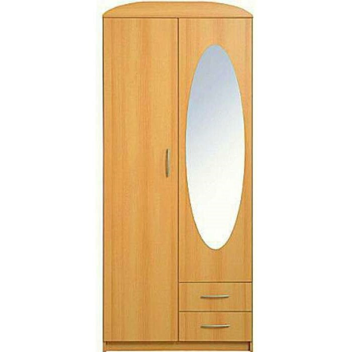 Dulap Kaja 2D, L = 90.5 cm ; l = 53 cm ; H = 211.5 cm