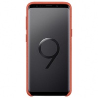 Husa de protectie Samsung Alcantara pentru Galaxy S9, Red