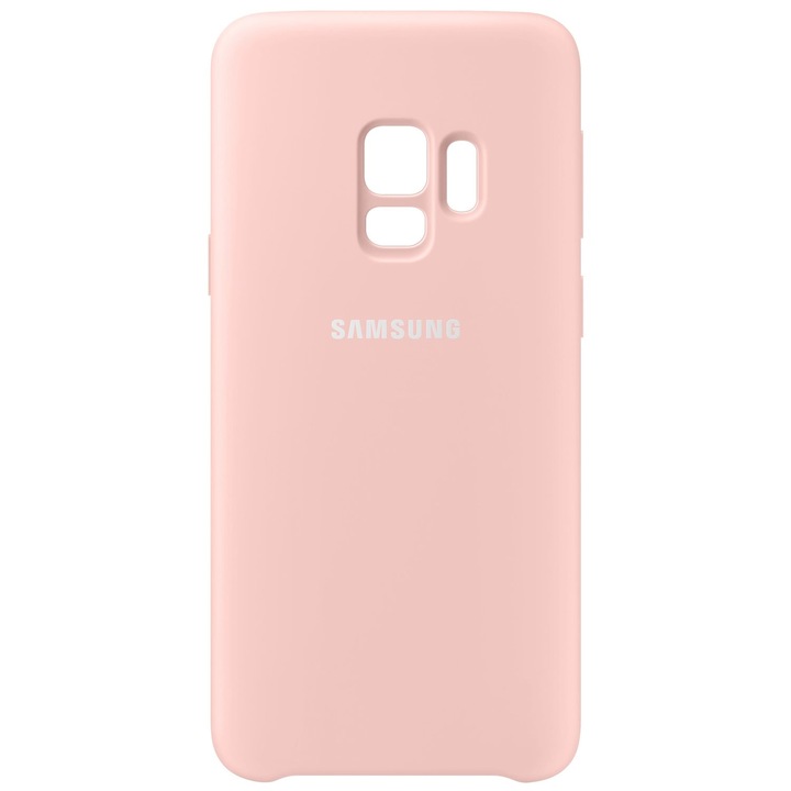 Предпазен калъф Samsung Silicone Cover за Galaxy S9, Pink