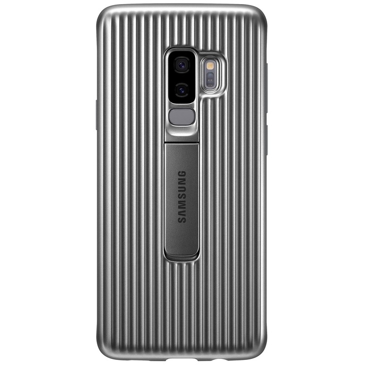 Предпазен калъф Samsung Protective Standing за Galaxy S9 Plus, Silver