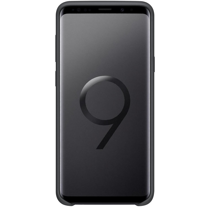 Предпазен калъф Samsung Silicone Cover за Galaxy S9 Plus, Black