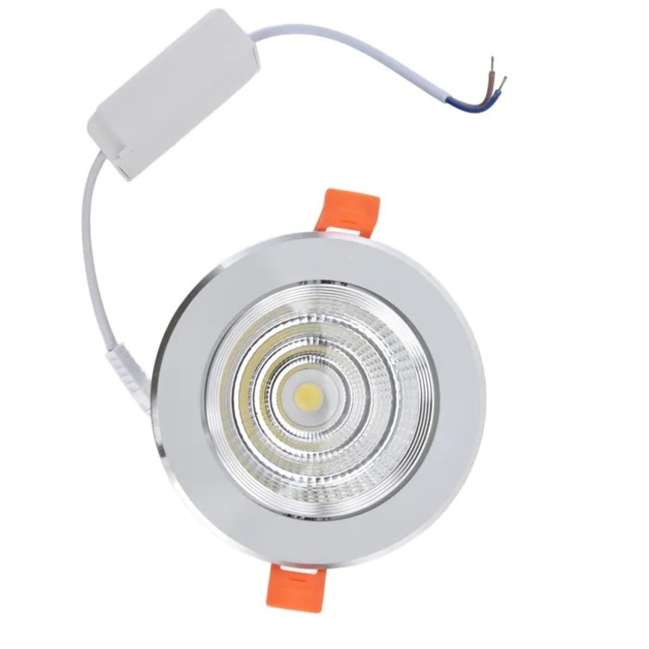 Spot LED incastrat 7W alb rece 108x65mm