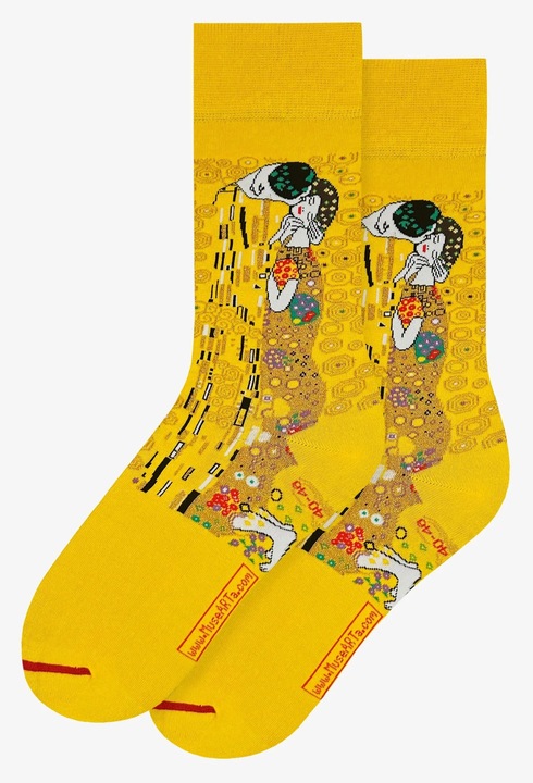 Zokni Art The Kiss Yellow ACCAART18_cv_lxl ACCAART18_cv_lxl