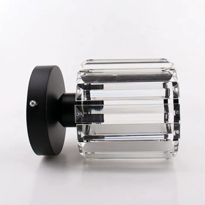 Pendul mini cristal modern negru E26
