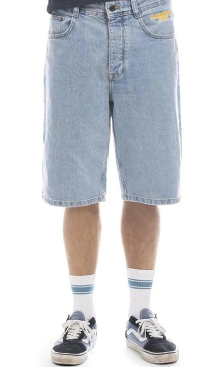 Къси панталони Homeboy Baggy деним, син, градски комфорт