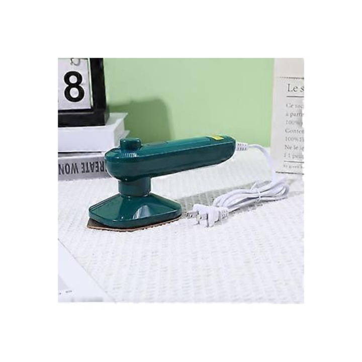Fier de calcat cu aburi portabil mini, alb, compact