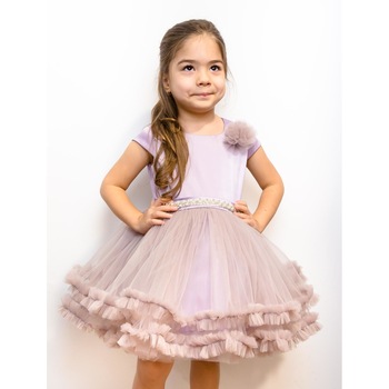 Rochita fetita ocazie Lempika Kitty 5-6 ani 116cm,Lila Rochita fetita ocazie Lempika Kitty 5-6 ani 116cm,Lila