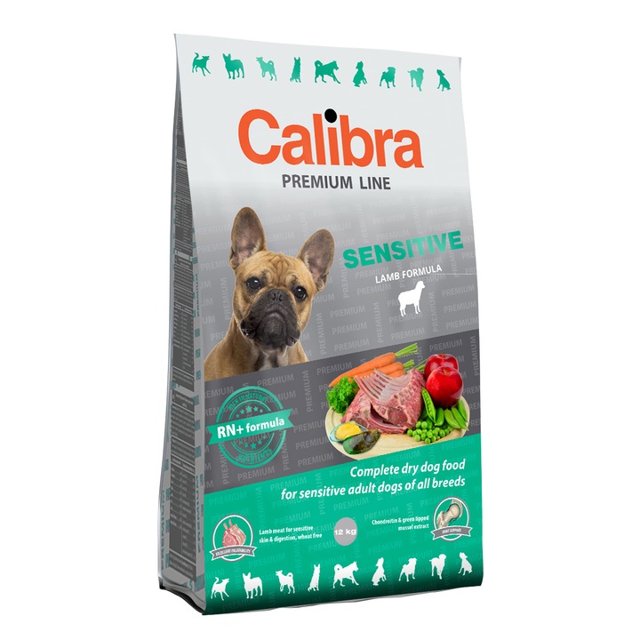 Hrana uscata pentru caini Calibra Premium, Sensitive, 12Kg
