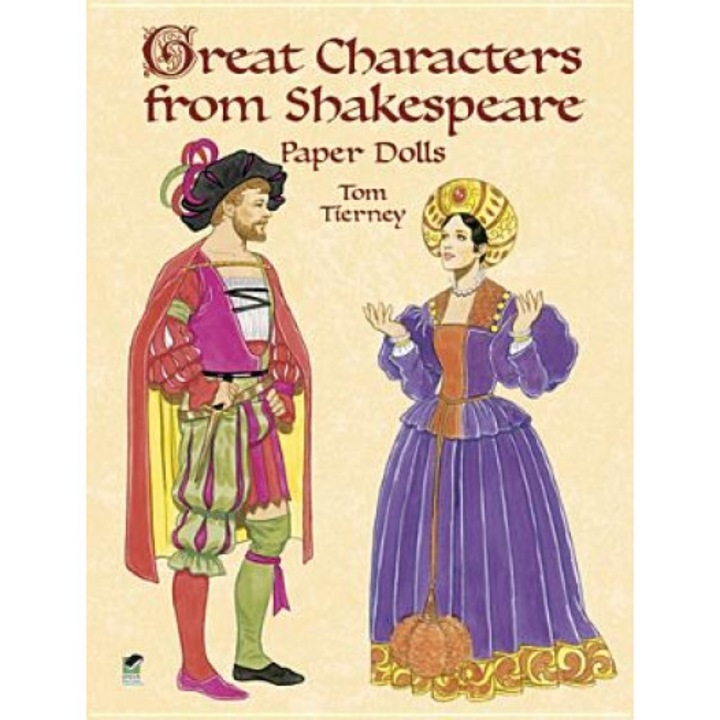 Great Characters from Shakespeare Paper Dolls, Tierney, Tom Tierney