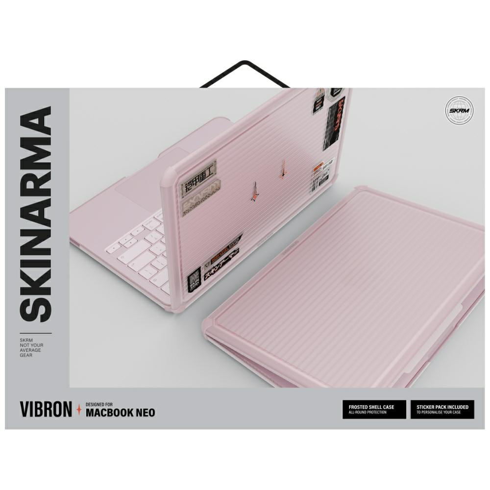 Husa protectoare Skinarma Vibron pentru MacBook Neo 13", roz