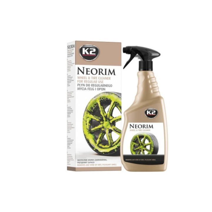 Prémium felni- és gumiabroncs tisztító oldat K2 Neorim 700ml Kód: G1771