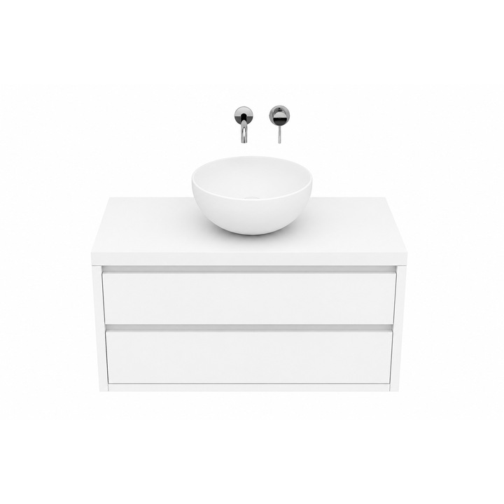 LAVOAR LUNA D.380x164, White Snow Texturat