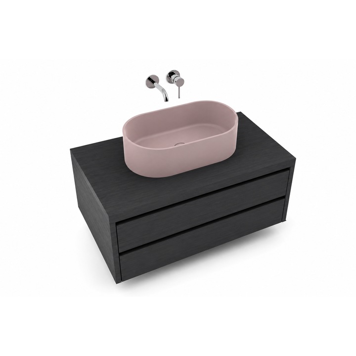 LAVOAR ZENITH 550x310x160, Rose Marble Texturat