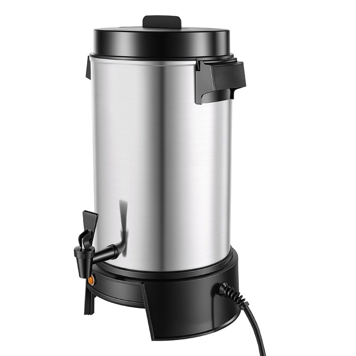 Dispenser cafea comercial VEVOR 6.3L 1190W aluminiu 25x27x42cm