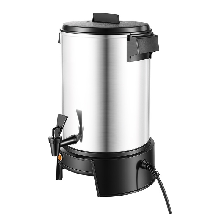 Dispenser cafea comercial VEVOR 4.5L 1190W aluminiu 25x27x37cm