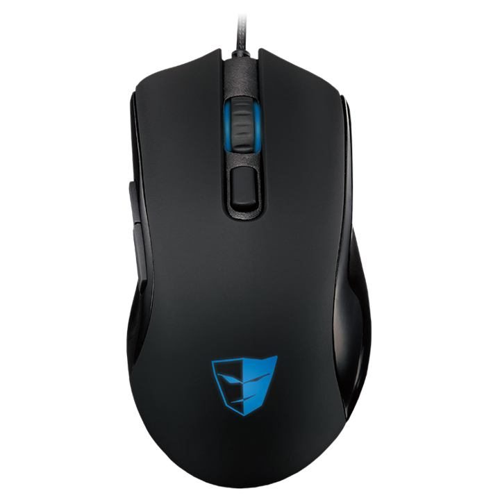 Mouse cu fir, Tesoro, TS-H6L Sagitta Spectrum, Negru/Albastru