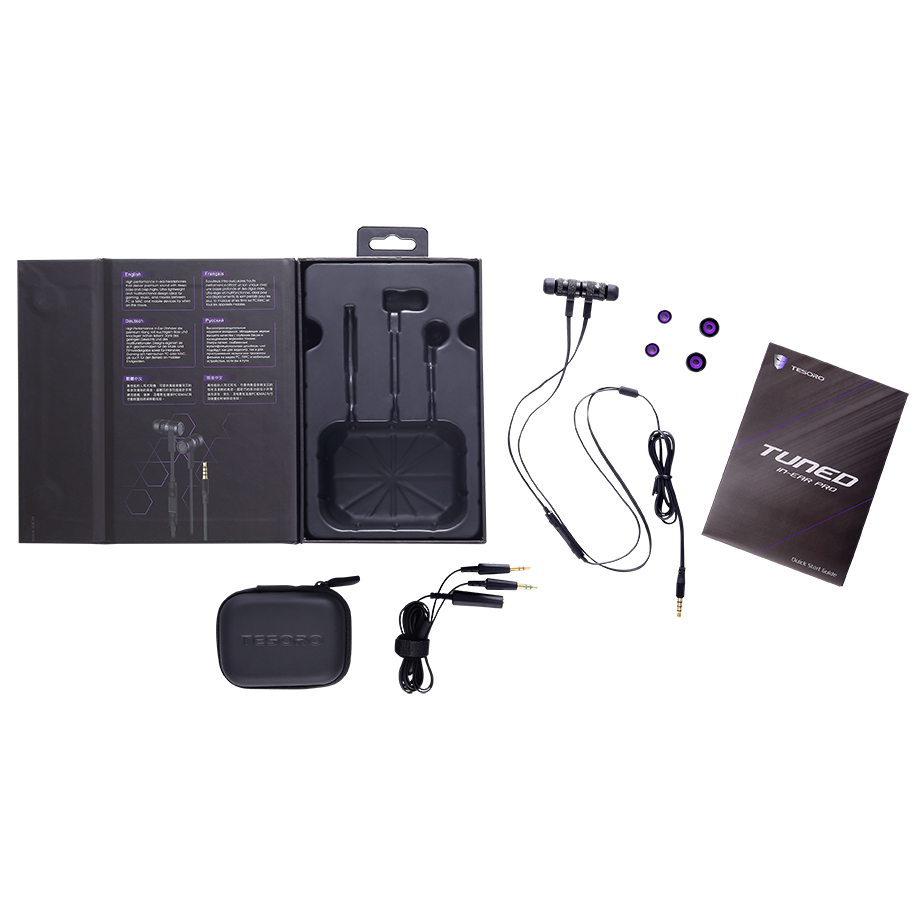 Casti, Tesoro, TS-A3 Tuned In-ear Pro, Negru