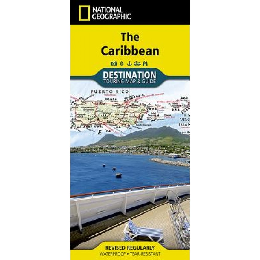 The Caribbean Destination Guide Map, National Geographic Maps (Manufactured by)