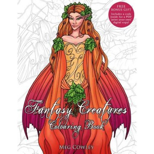 Mini-INKLINGS colouring book by Tanya Bond: Coloring book for adults, teens  and children, featuring 30 single sided fantasy art illustrations by Tanya  (Paperback)