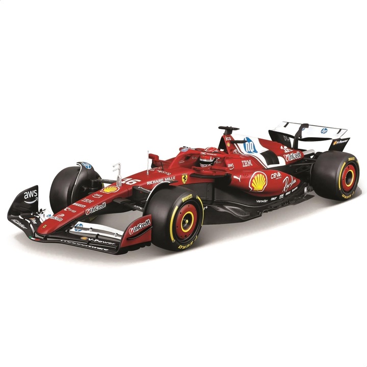 Modell Ferrari SF-25 F1 2025 Leclerc 1:18 - Hivatalos Másolat