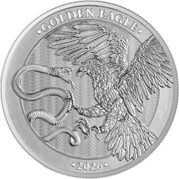 Moneda Argint Malta Golden Eagle 2026, 1 Oz, 31.1 g, puritate 999