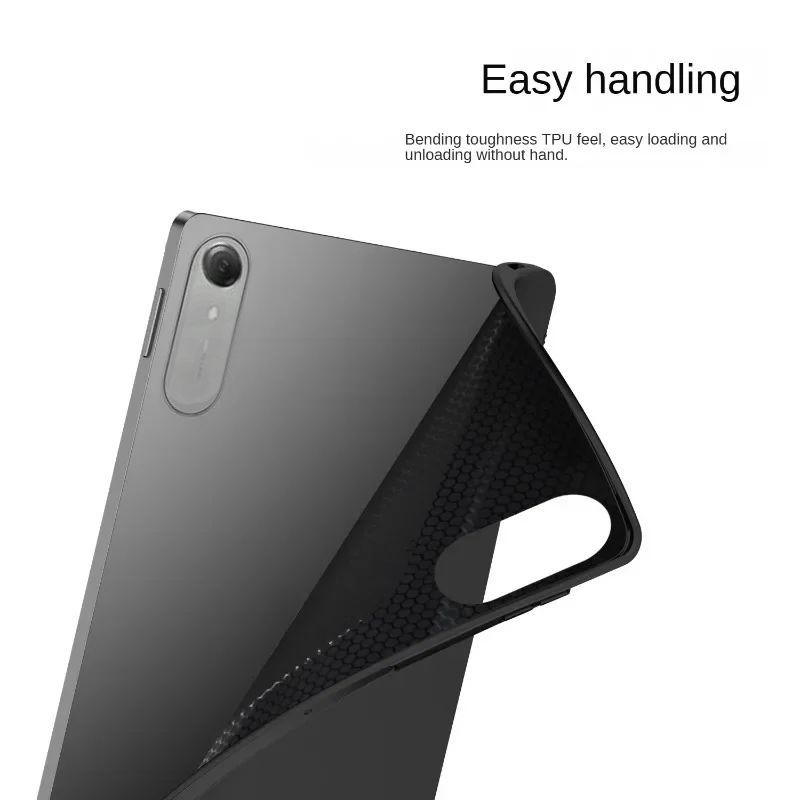 Husa Ultra Slim pentru Lenovo Idea Tab Pro Gen 2 13.0" (2026), Silicon TPU, Smart Cover - Negru