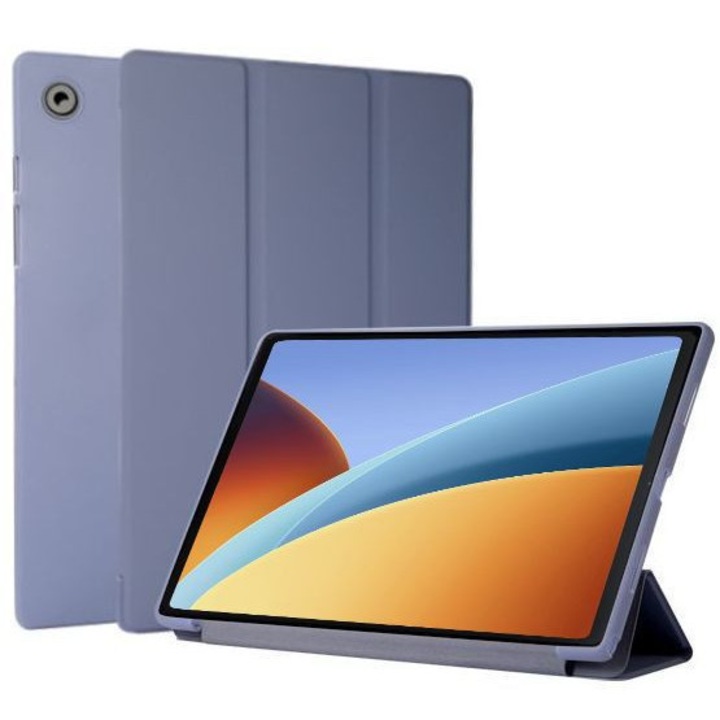Husa Ultra Slim pentru XIAOMI Redmi Pad 2 (SE) 9.7", Silicon TPU, Smart Cover - Lavanda