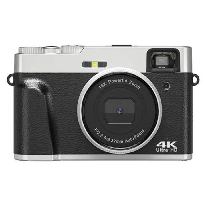 Digitális fényképezőgép 48MP 4K 16x zoom autofókusz fekete 2.8inch