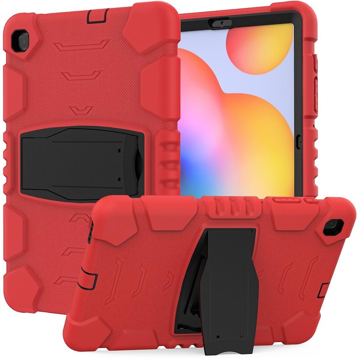 Husa tableta cu suport, multicolor, 10.4inch, pentru Galaxy Tab S6 Lite