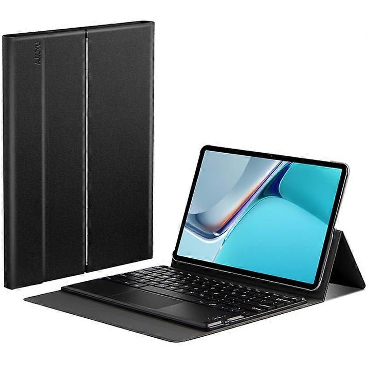 Husa tableta cu tastatura Bluetooth 2-in-1, negru, 11 inch