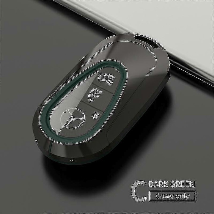 Husa cheie auto protectie verde 2021 Mercedes S-Class 500L480 S450L 400L