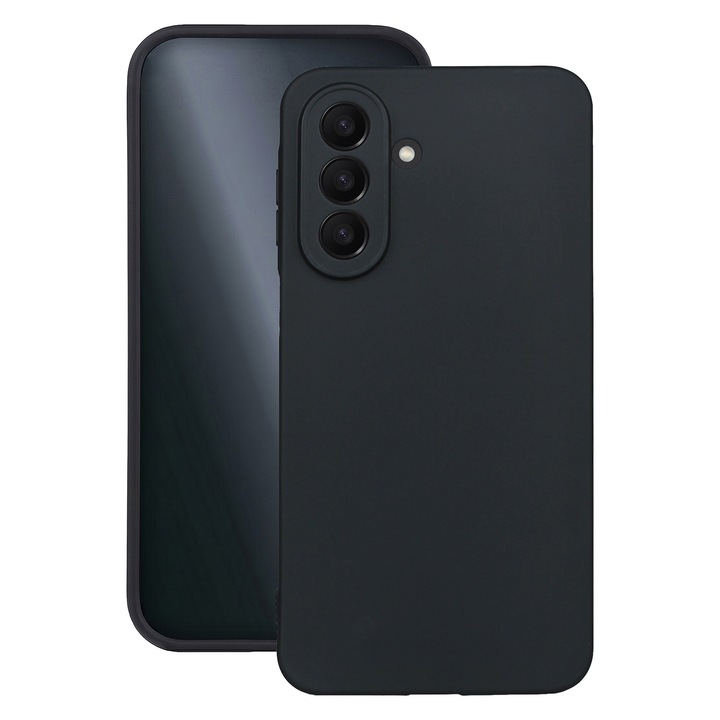 Intelli® Husa Slim silicon Compatibila cu Samsung Galaxy A27 5G, Negru mat