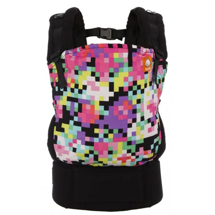 Marsupiu Tula Standard Canvas Pixelated, pana la 20 kg