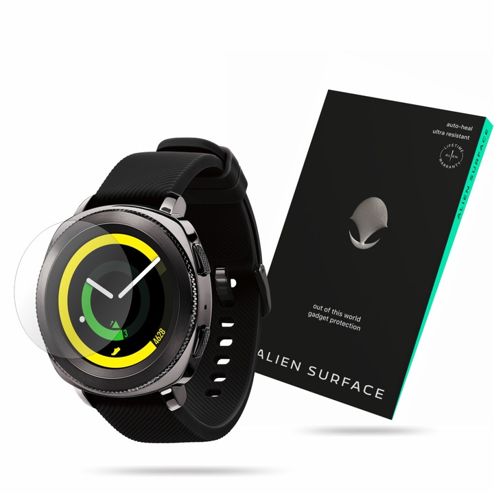 Alien Surface fólia, Samsung Gear Sport, képernyővédő 1+2 Grid