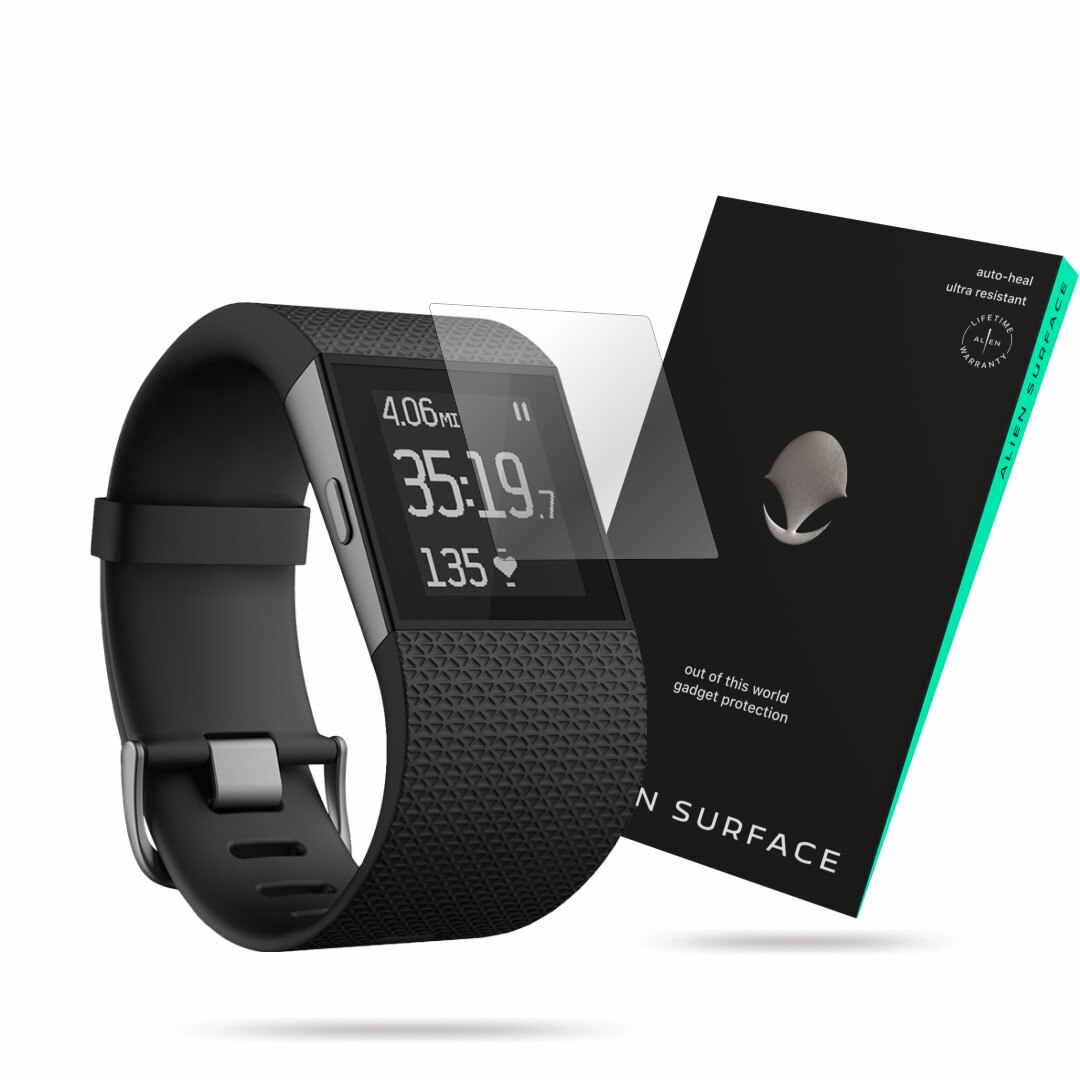 Folie Alien Surface, Fitbit Surge, protectie ecran 1+2 Rezerve