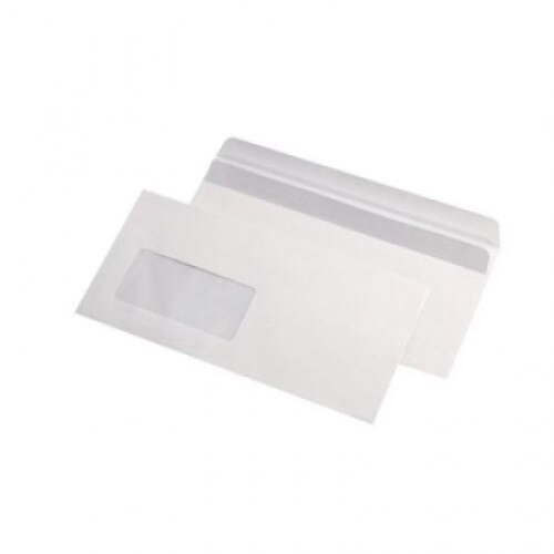 Plic ALB 80g 110x220 mm, 10 buc/set