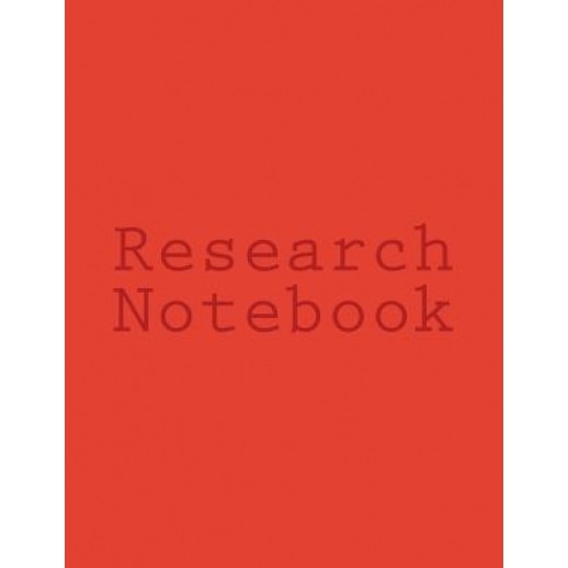 Research Notebook: Lab Notebook, 148 Pages, 8.5 X 11, Book Design Ltd (Author)
